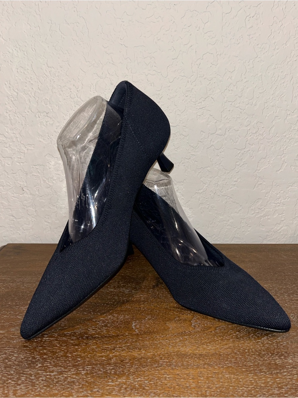 VIVAIA Scarlett Slip On Pointed Toe Kitten Heel Shoes